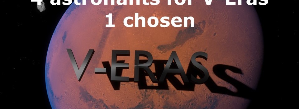 4 astronants for V-Mars 1 chosen