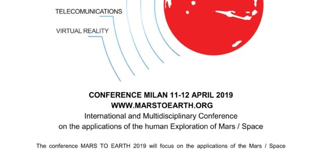 Announcing  Mars To Earth Conference :  11-12 April 2019
