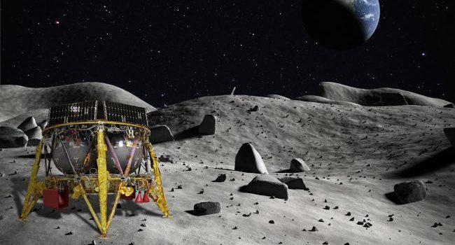 Israel Lander Towards Moon
