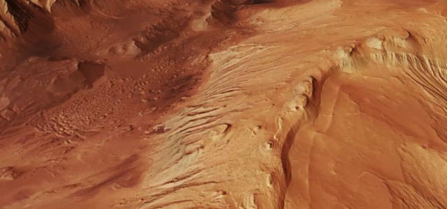 Scientists spot water ice under the ‘Grand Canyon’ of Mars