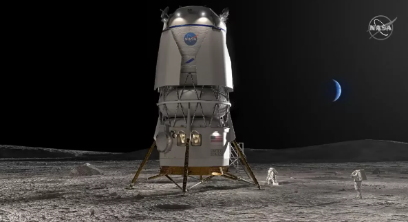 Blue Origin will build NASA’s new moon lander for Artemis astronauts