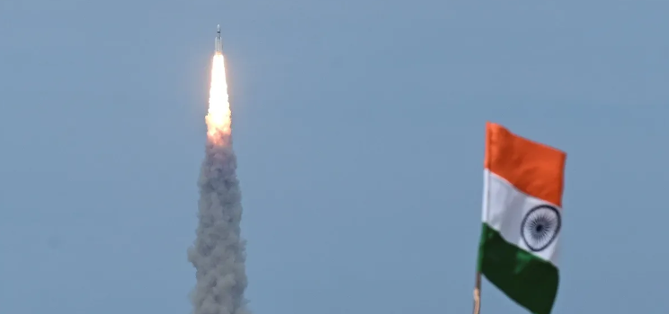 Historical Day:  India on the moon!